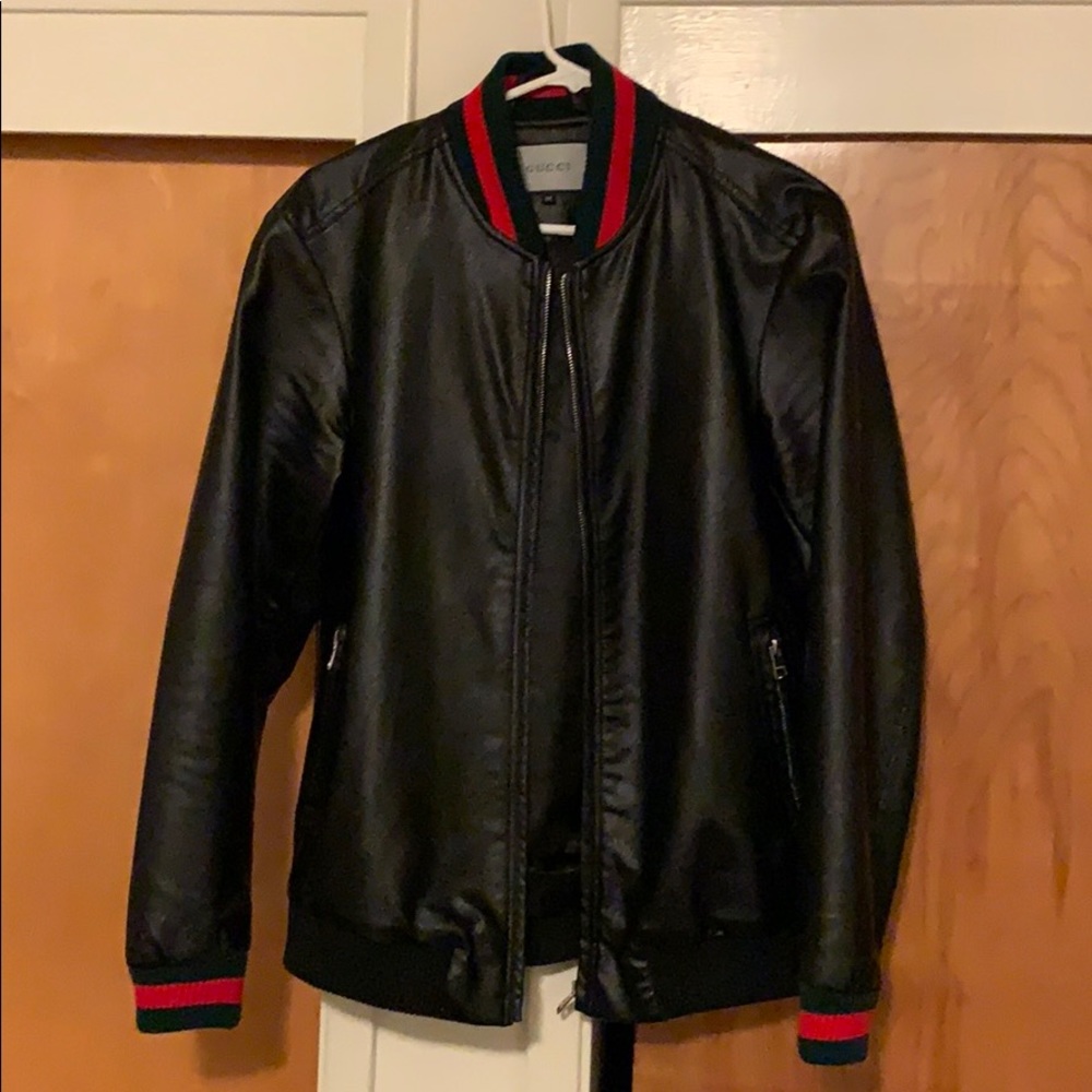 Gucci leather jacket
